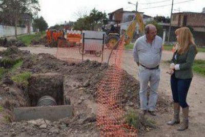 Avanza la obra de desag�es de las cuencas Goit�a-Noveri