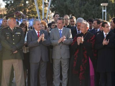 Paco P�rez aprovech� los festejos de 100 a�os de General Alvear para anunciar la llegada del tren