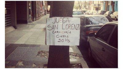 Los hinchas de San Lorenzo viven la final como si fuera un Mundial