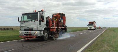 Tareas de demarcaci�n en la Ruta 3