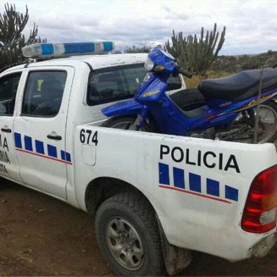 En intensa persecuci�n detienen a menor que intent� robar motocicleta