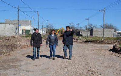 Pavimentaci�n en el barrio Nicol�s Avellaneda