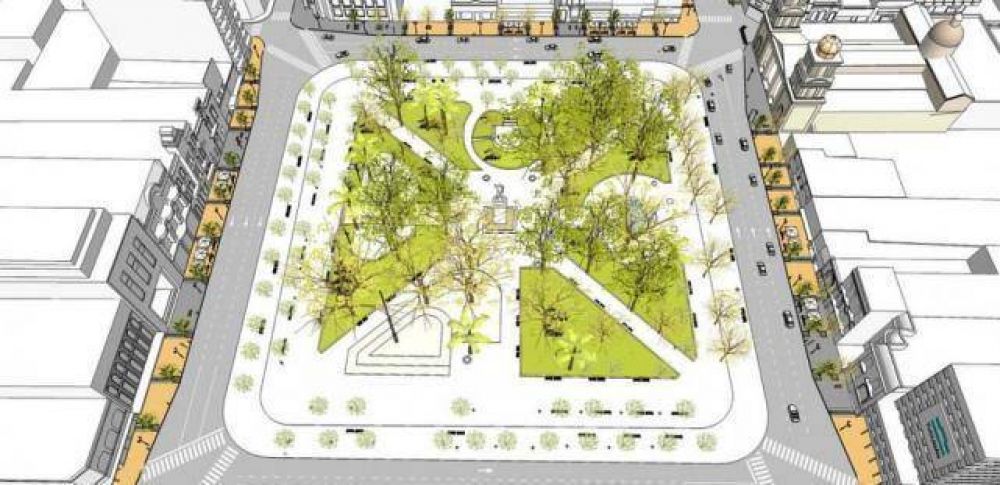 La remodelaci�n del centro comienza por la Buenos Aires
