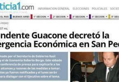 Emergencia Administrativa: Medios provinciales se hicieron eco de la noticia