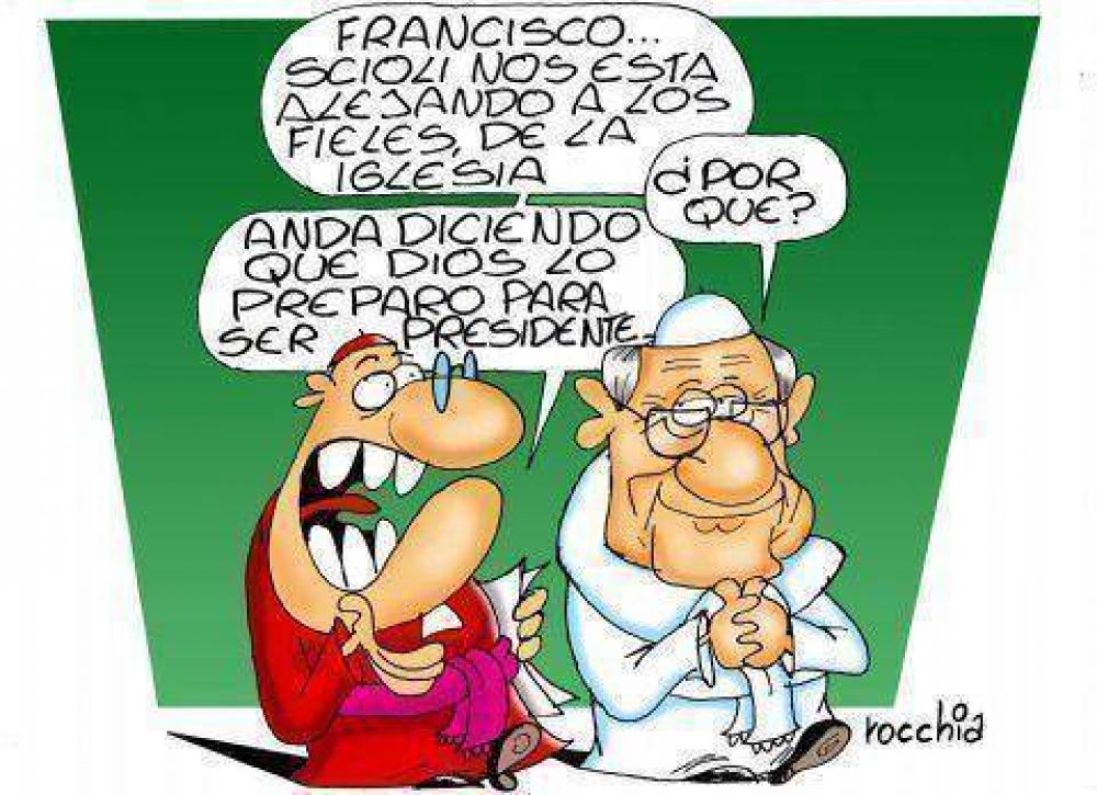 Efecto papa Francisco: Scioli cree que ser� presidente por la ayuda de Dios 