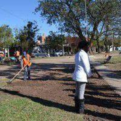 Construyen en Villa Prosperidad la tercera Eco Plaza de Resistencia