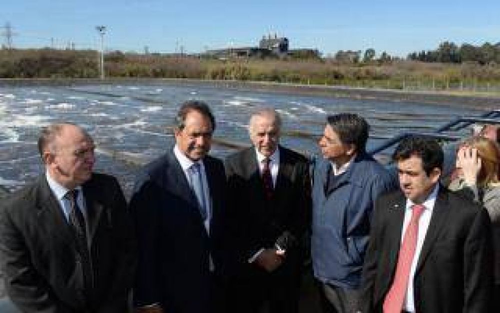 Scioli inaugur� importantes obras de materia energ�tica en San Nicol�s