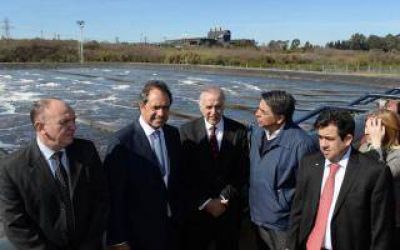 Scioli inaugur� importantes obras de materia energ�tica en San Nicol�s
