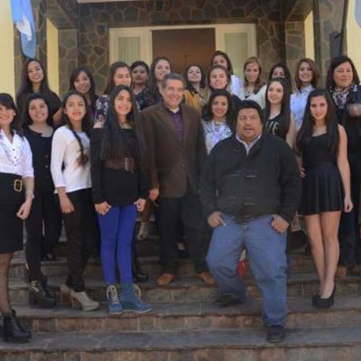 Beder Herrera recibi� a las candidatas a reina de Chamical