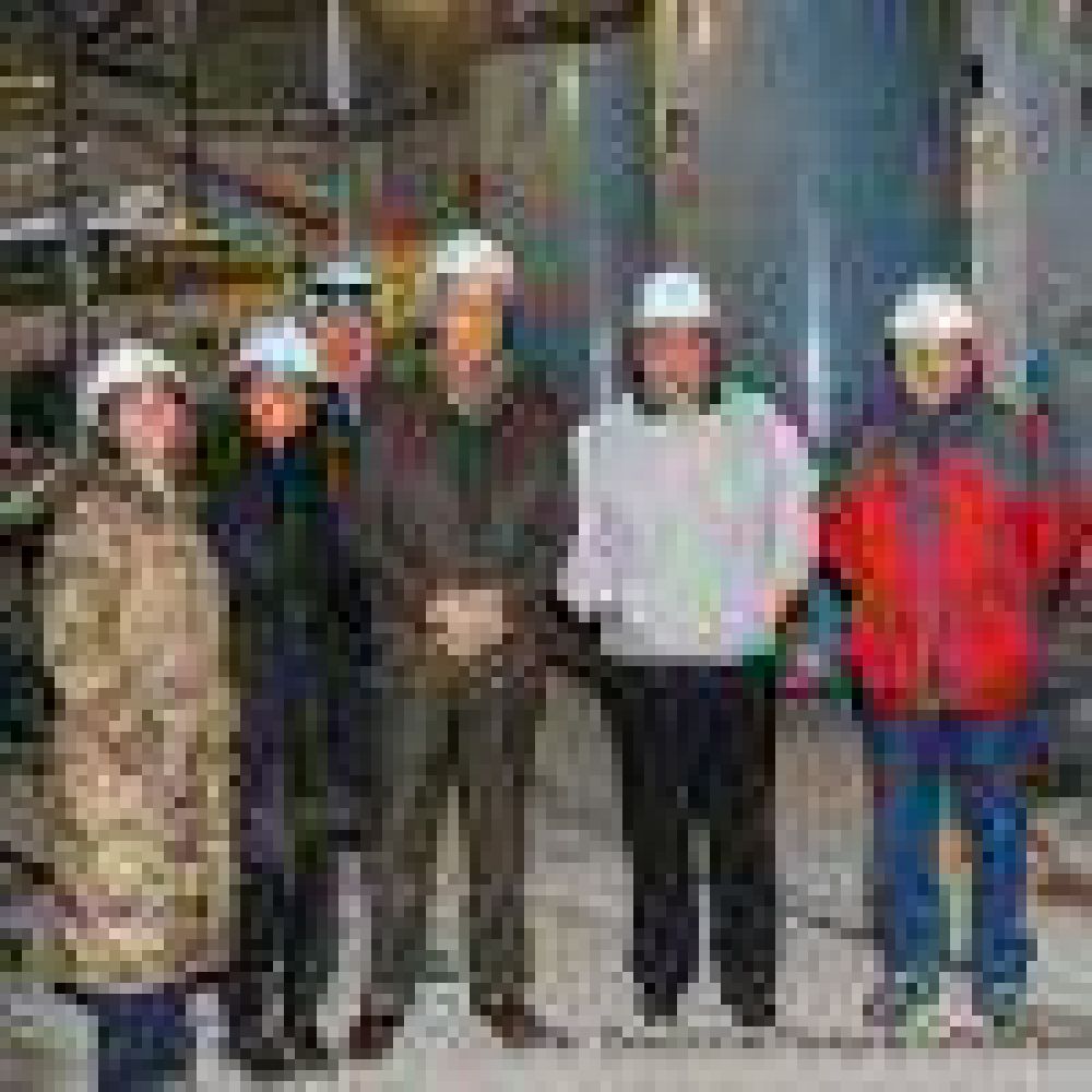 Belloni junto al secretario de Salud Comunitaria recorrieron obra del nuevo hospital