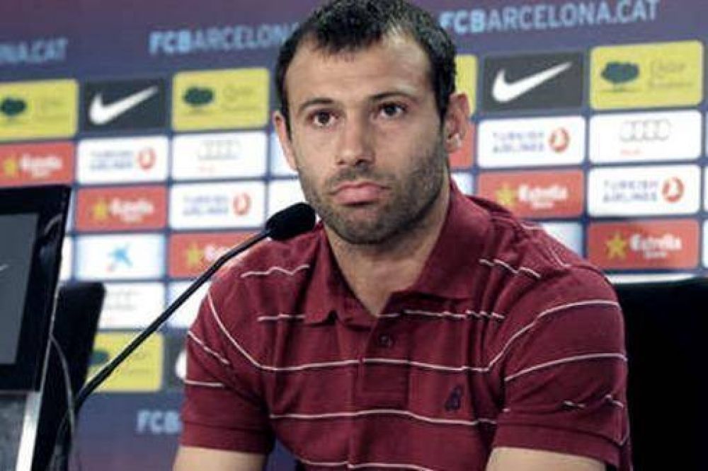 Mascherano extender� su contrato con el Barcelona hasta 2018