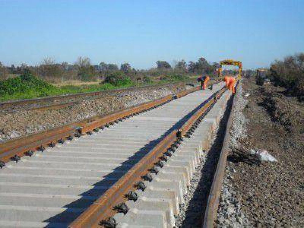Avanzan las obras del Ferrocarril Mitre