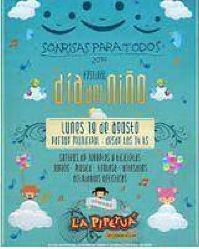 El lunes se realiza el Festival por el D�a del Ni�o �Sonrisas para Todos�