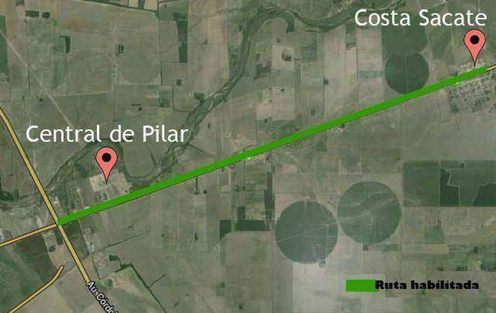 Habilitaron la ruta 13 entre Pilar y Costasacate