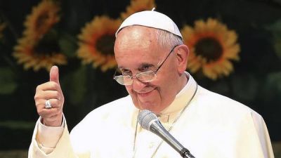 El papa Francisco viaj� en tren bala como un surcoreano m�s