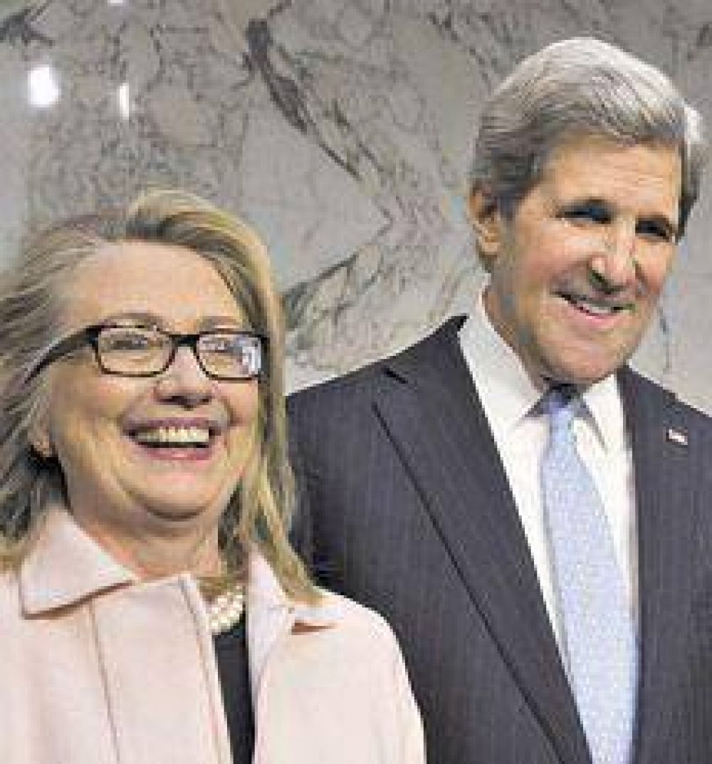 Alemania pinch a Hillary Clinton y a John Kerry