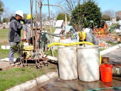 Instalan nuevas bombas depresoras en el Cementerio