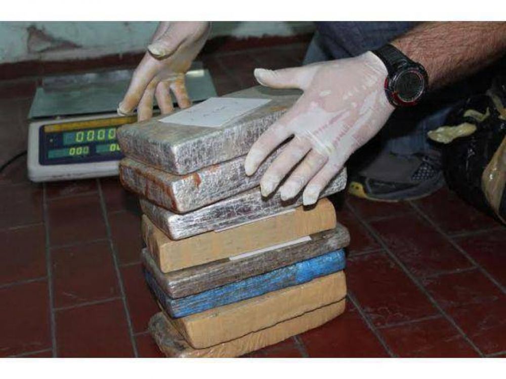 Incautaron unos 500 kilos de marihuana en una finca de Guaymall�n