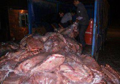 Decomisaron 55 toneladas de carne en solo 17 meses 