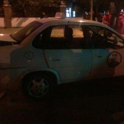 Choque m�ltiple se registr� en la madrugada del domingo