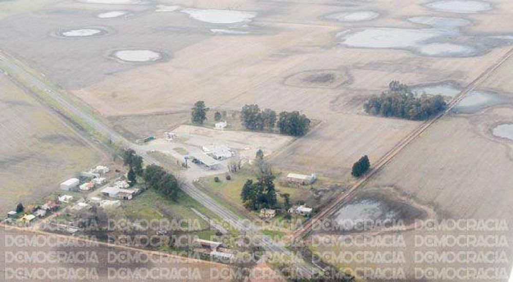 Gran cantidad de hect�reas sigue bajo las inundaciones en el partido de Jun�n