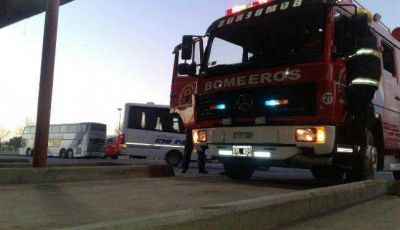 Sofocaron un principio de incendio en la Terminal 