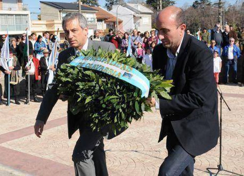 Jos� Eseverri encabez� el acto por el 164� aniversario del fallecimiento de San Mart�n