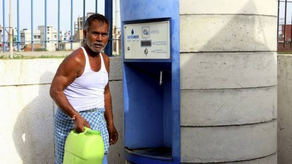 Cajeros autom�ticos de agua en la India contra la escasez y la insalubridad