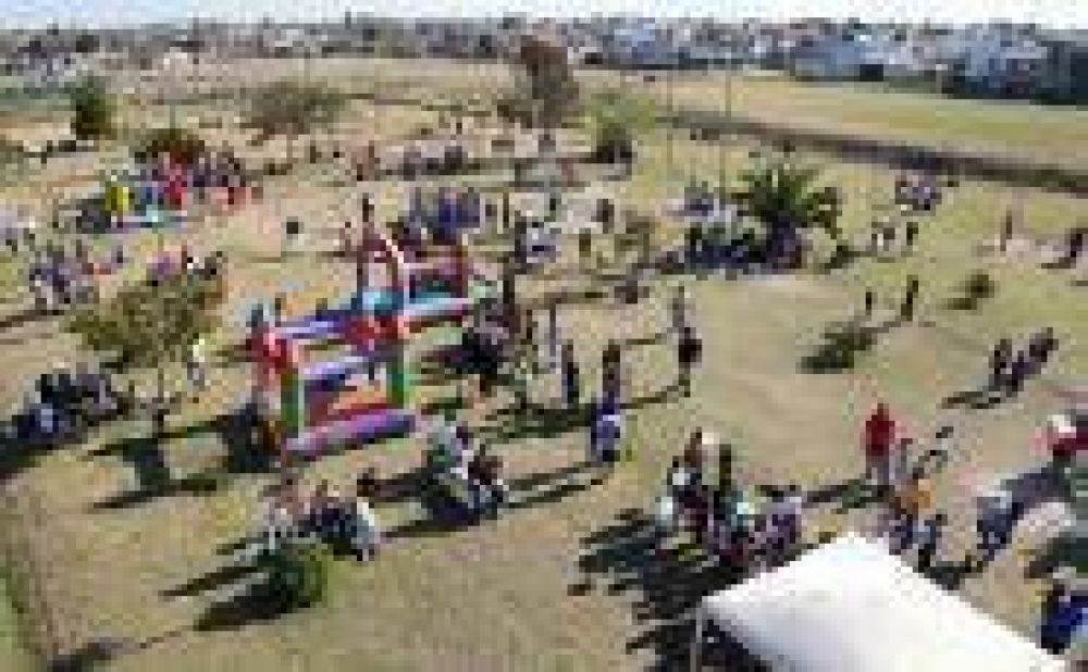 La Plata: Comuna inaugur una nueva plaza en 19 y 78, de Altos de San Lorenzo 