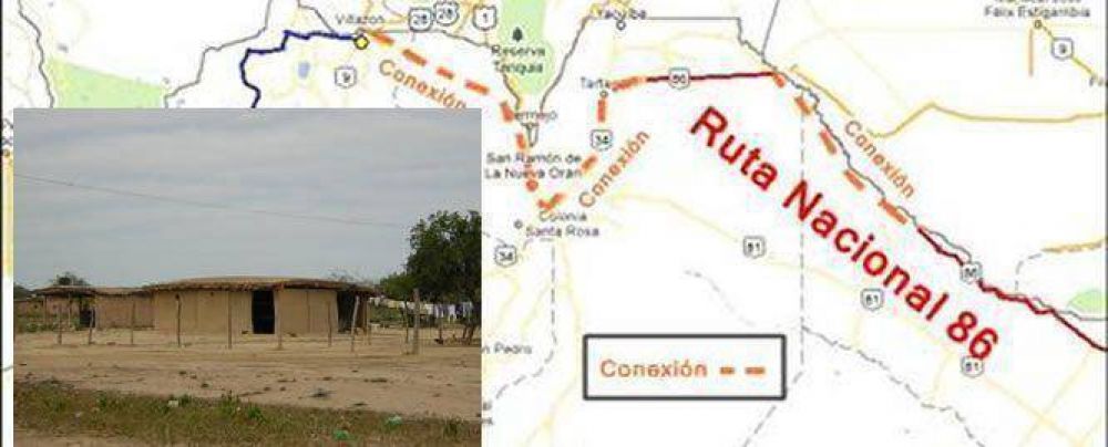 Denuncian abandono en la ruta 86