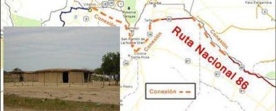 Denuncian abandono en la ruta 86