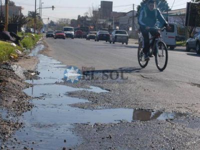 Siguen las tareas de bacheo