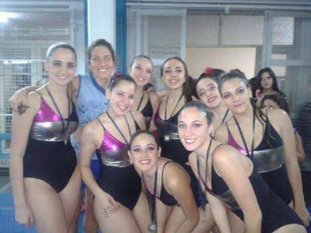Marplatenses campeonas nacionales de nado sincronizado