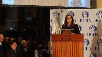Cristina Kirchner hablar� en la Bolsa de Comercio de Buenos Aires