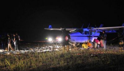 La marihuana de la avioneta iba a ser vendida en C�rdoba