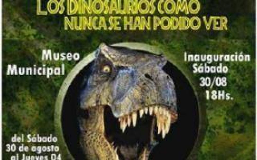 Pellegrini: Muestra itinerante de dinosaurios