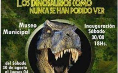 Pellegrini: Muestra itinerante de dinosaurios