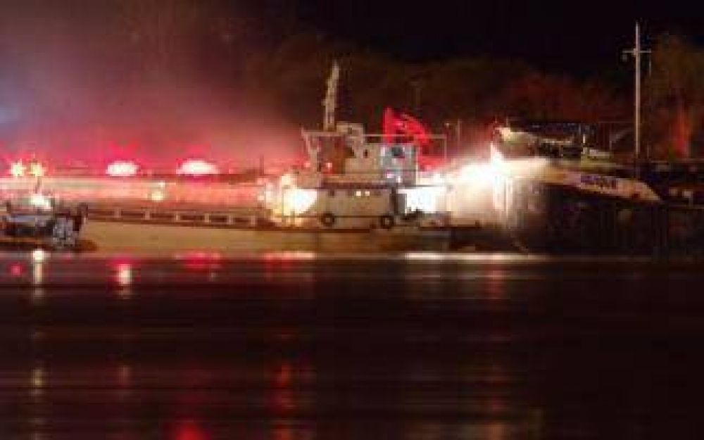 Explosi�n del barco en Z�rate: El Ministerio de Seguridad confirm� 2 muertos y dio detalles de la tragedia