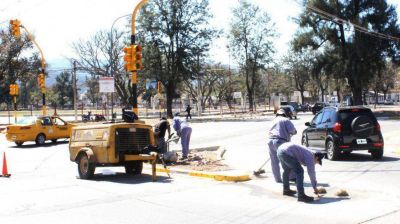 Etapa final para obras de reordenamiento vial