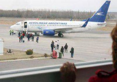 Subi� un 65% la cantidad de pasajeros en el aeropuerto 
