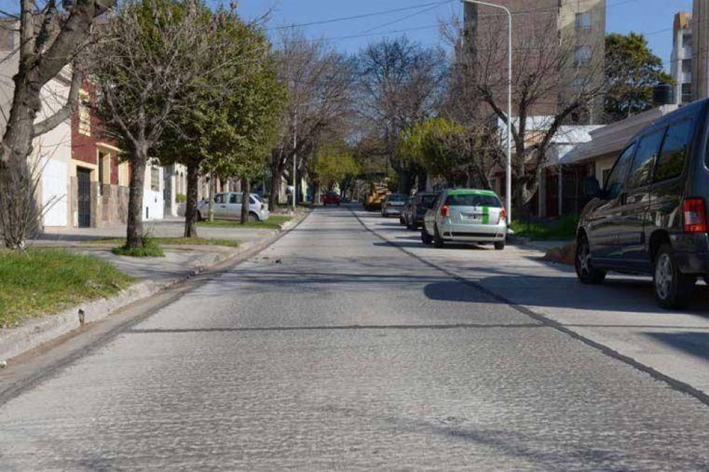 Finaliz� la pavimentaci�n en calle Andr�s Pazos y se reabri� el tr�nsito
