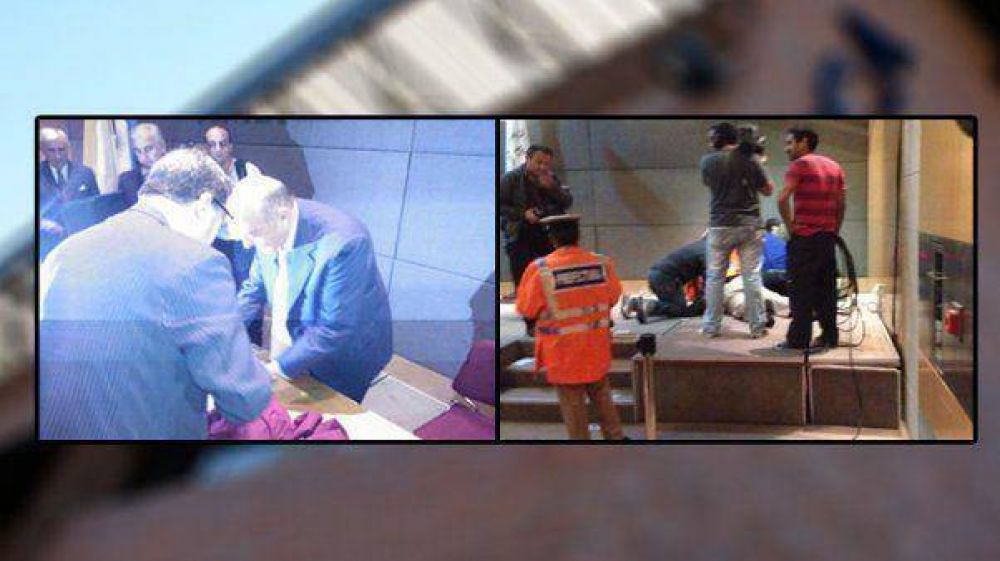 Domingo Cavallo reapareci� y fue agredido por militantes de Quebracho