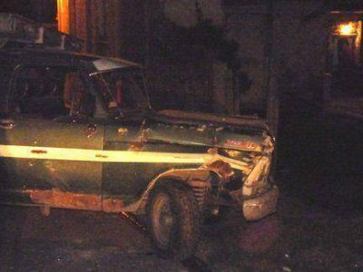 Diamante: un cami�n se qued� sin frenos y casi provoca una tragedia