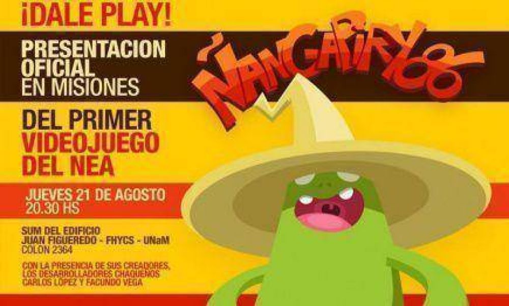 Presentar�n en Posadas el primer videojuego del NEA