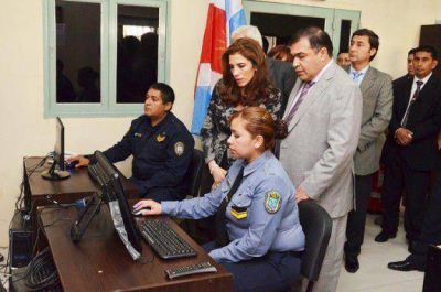 La Gobernadora puso en funcionamiento una ampliaci�n del Sistema de Seguridad por Videovigilancia