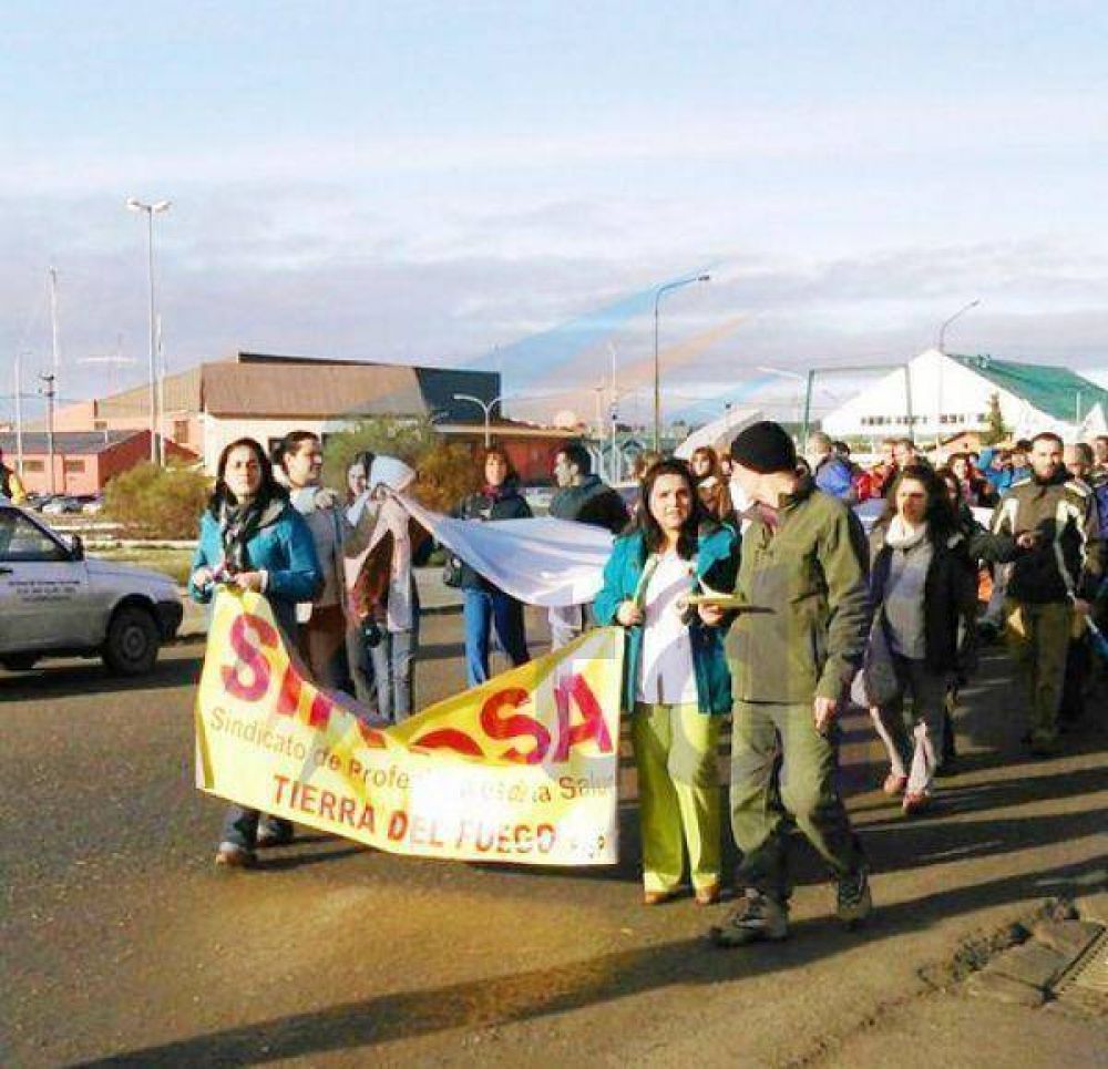 El primer d�a del paro de profesionales tuvo un 90% de acatamiento en Ushuaia