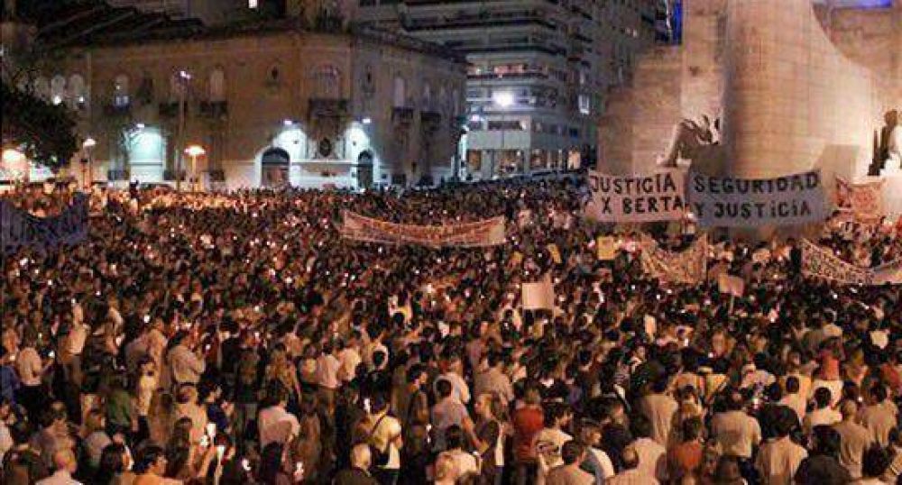 Masiva marcha contra la inseguridad