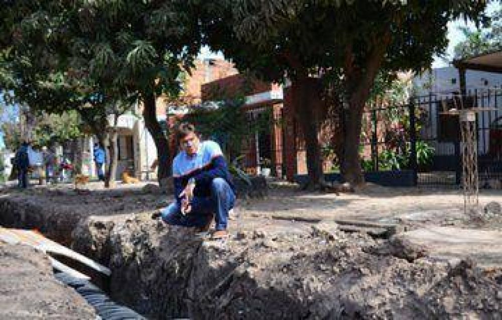 El municipio inici� obras de conductos pluviales para la cuenca Goit�a-Noveri