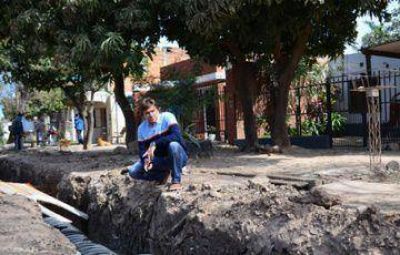 El municipio inici� obras de conductos pluviales para la cuenca Goit�a-Noveri