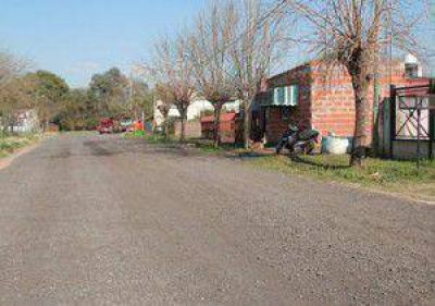 38 cuadras con fresado en los barrios de Areco